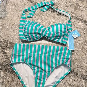 Cute Striped Bikini